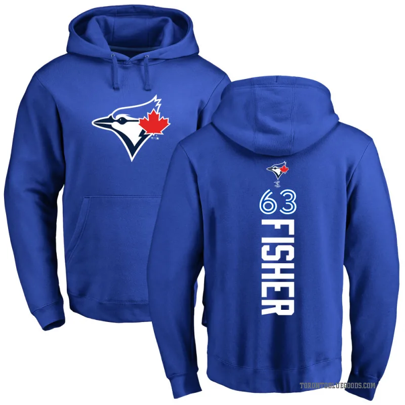 Braydon Fisher Men's Royal Toronto Blue Jays Backer Pullover Hoodie