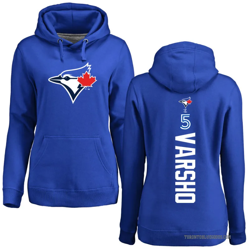 Daulton Varsho Women's Royal Toronto Blue Jays Backer Pullover Hoodie