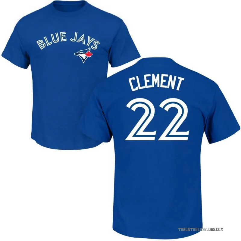 Ernie Clement Men's Royal Toronto Blue Jays Roster T-Shirt -