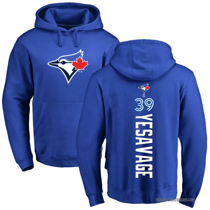Trey Yesavage Men's Royal Toronto Blue Jays Backer Pullover Hoodie